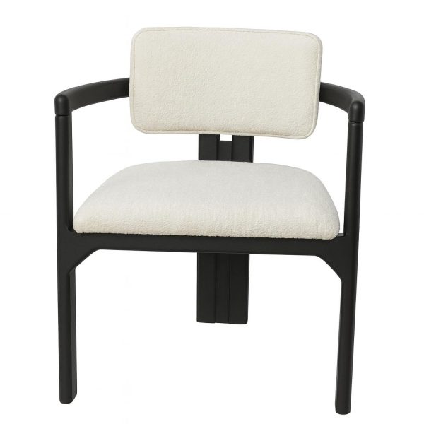 Karm Stol Beige ( Svart Ram )