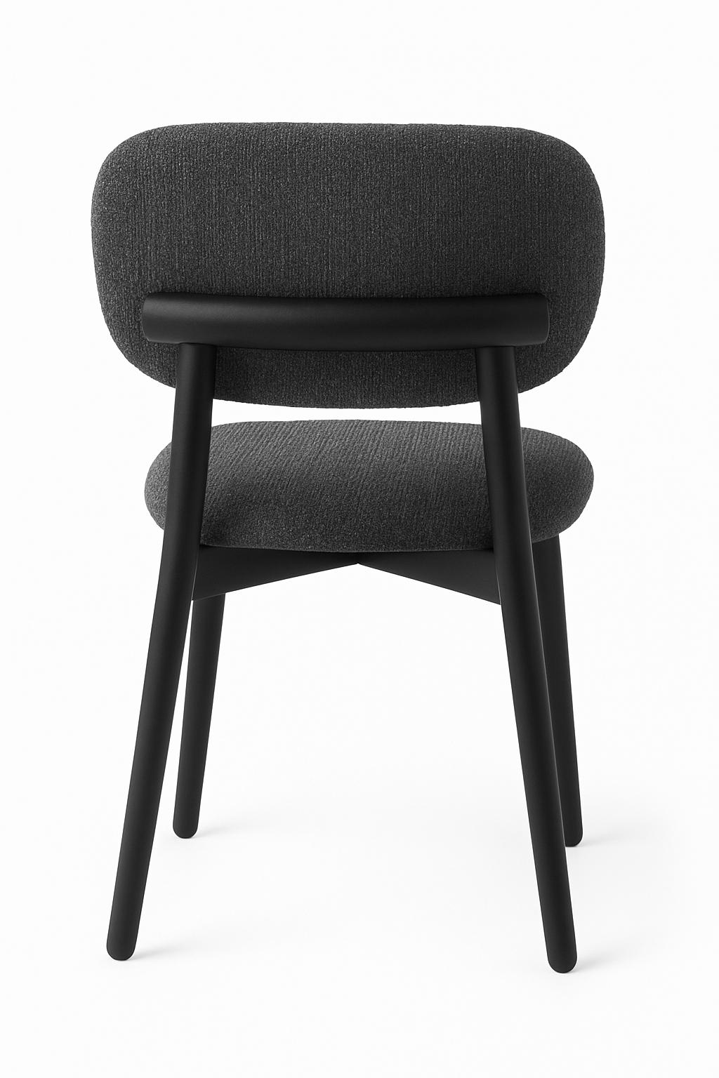 Rubi Stol Grå ( Svart Ram ) - Bild 3