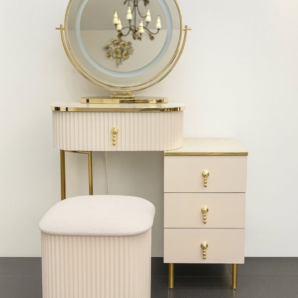 Kuri Sminkbord Beige