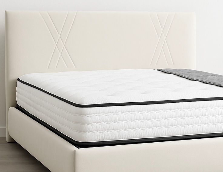 Smk Säng 180*200 Beige Med Madrass - Bild 5