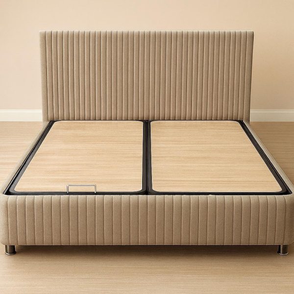 Piyano Säng 160*200 Gråbeige Med Madrass