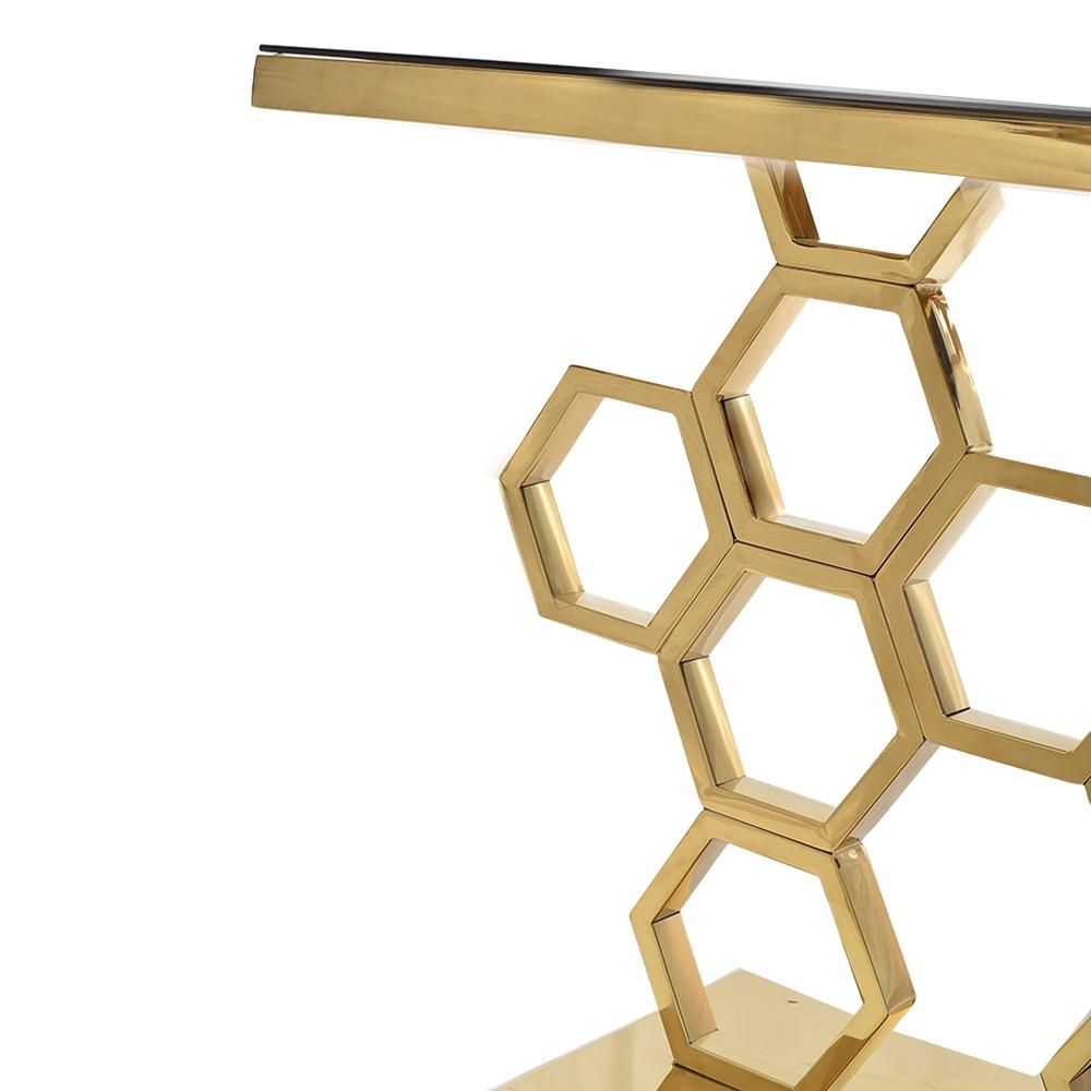 Aurelia avläsningsbord Guld Med Grej Glas - Bild 3
