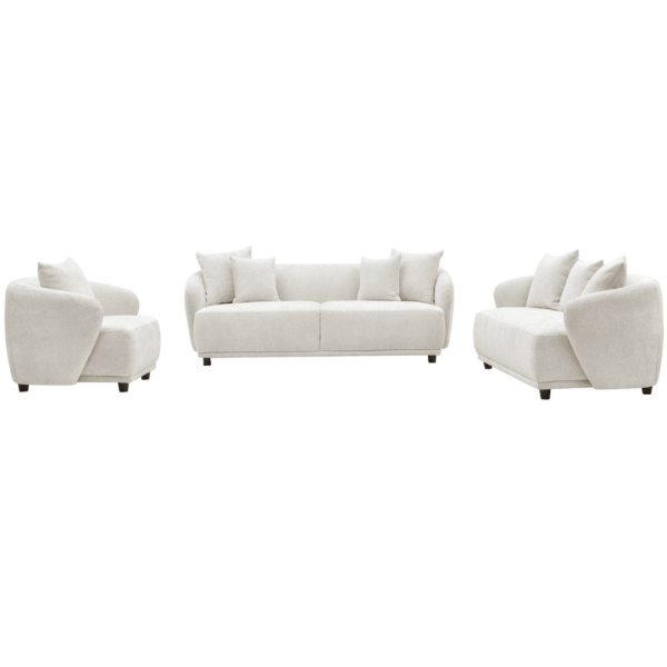 Ancona soffgrupp 3,2,1 Tyg Beige