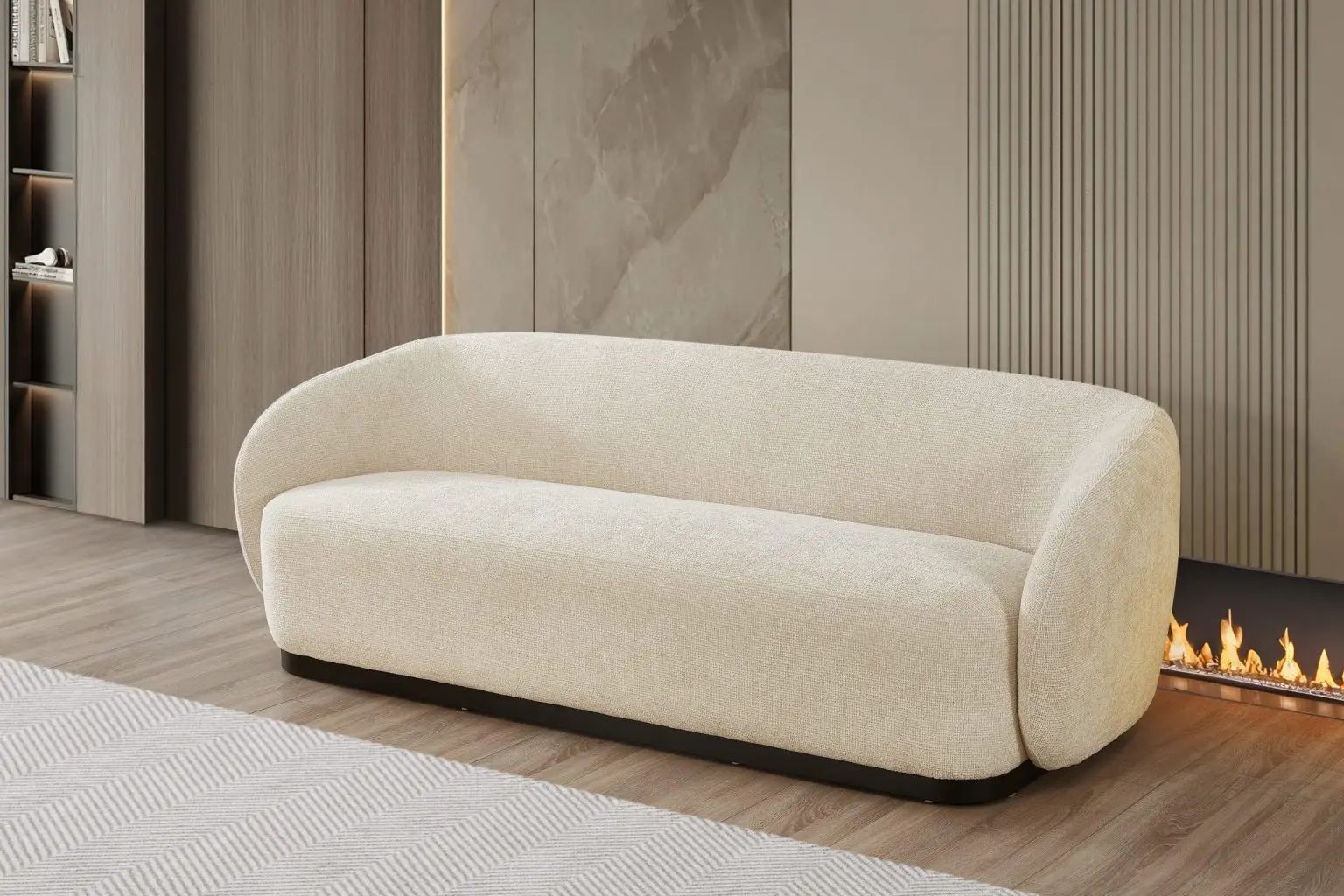 Bella Soffgrupp 3,2,1,1 Tyg Beige - Bild 2