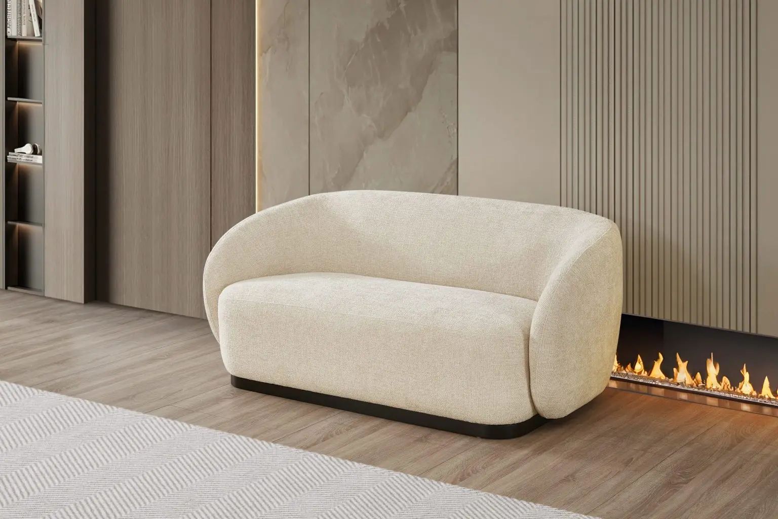 Bella Soffgrupp 3,2,1,1 Tyg Beige - Bild 3