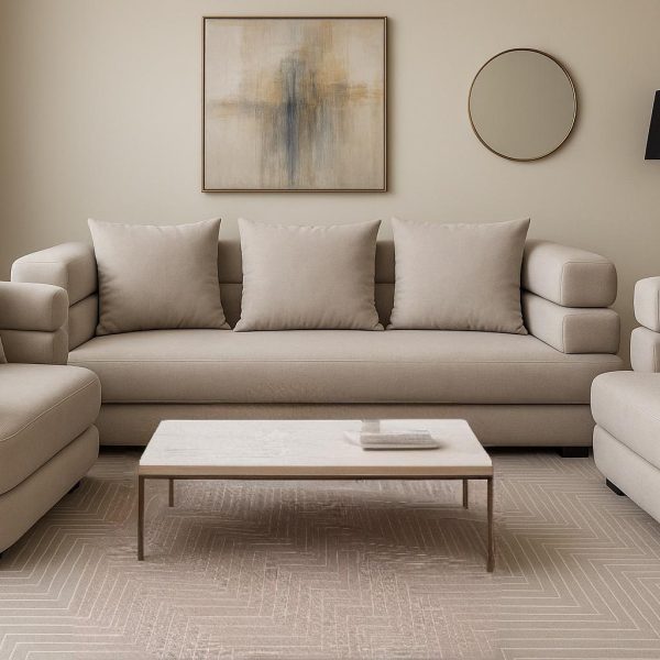 Mari Soffgrupp 3,2,1 Tyg Beige
