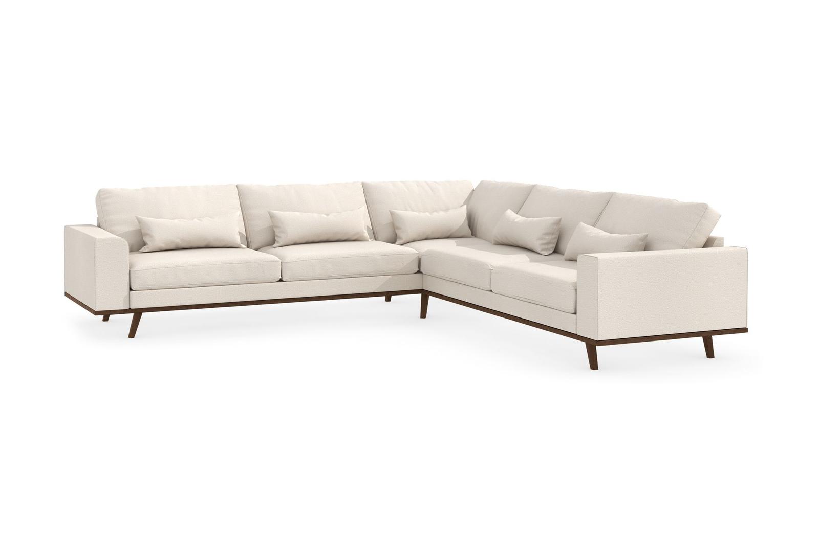 Moa hörnsoffa 290*290 Tyg Beige