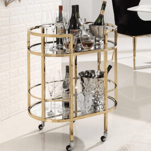 Avion Serveringsvagn Gold